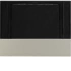 HAGER BOCCHIOTTI - Mostrina x Reg. temp. e rilev. amb. KNX - Serie K.1/K.5 acciaio inox opaco vern.