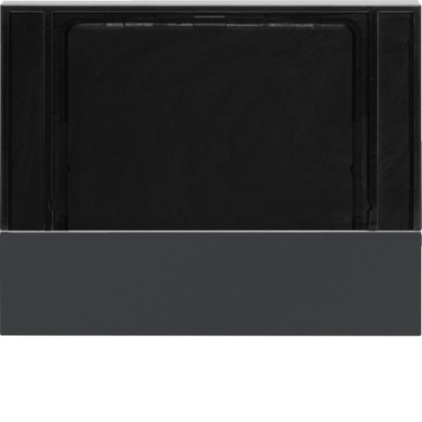 HAGER BOCCHIOTTI - Mostrina x Reg. temp. e rilev. ambiente KNX - Serie K.1/K.5 antrac.opaco