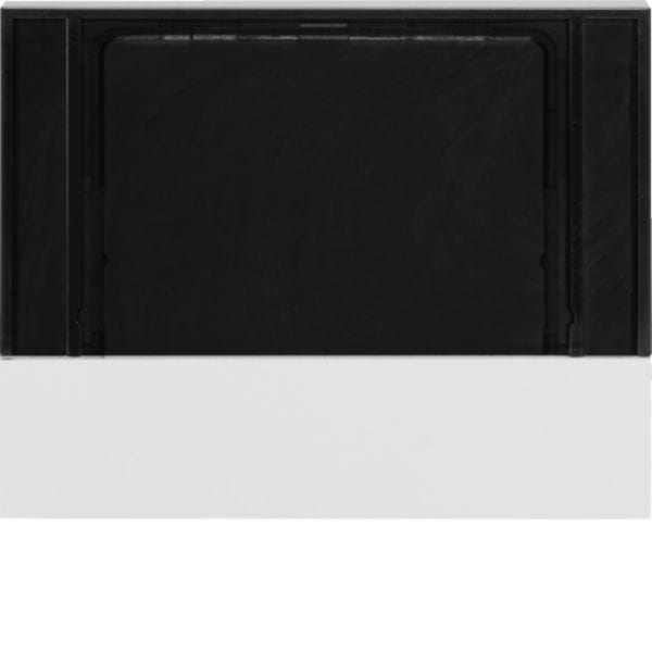 HAGER BOCCHIOTTI - Mostrina x Reg. temp. e rilev. ambiente KNX - Serie K.1/K.5 bianco pol. luc.