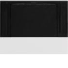 HAGER BOCCHIOTTI - Mostrina x Reg. temp. e rilev. ambiente KNX - Serie K.1/K.5 bianco pol. luc.
