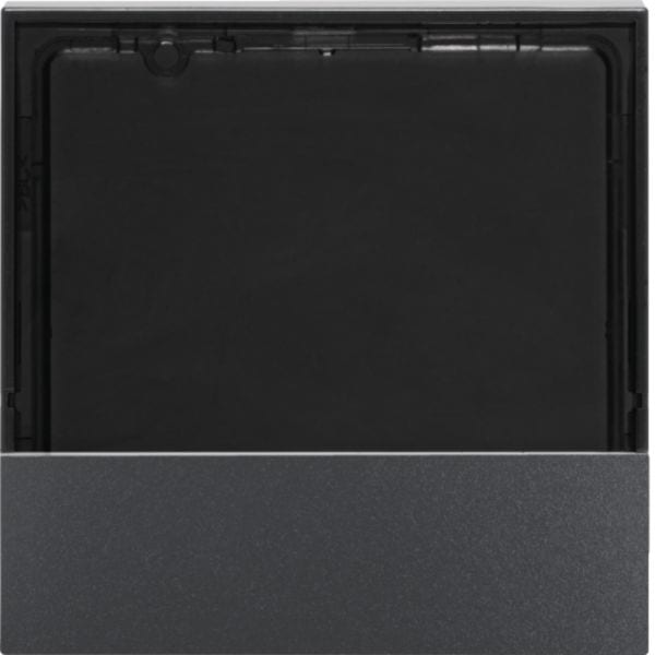 HAGER BOCCHIOTTI - Mostrina x Reg. temp. e rilev. ambiente KNX - Serie S.1/B.3/B.7 antrac.opaco