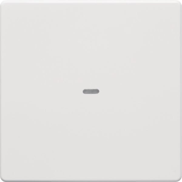 HAGER BOCCHIOTTI - Copertura per modulo sensore a tasti singolo KNX - Q.1/Q.3 bianco polare velluto