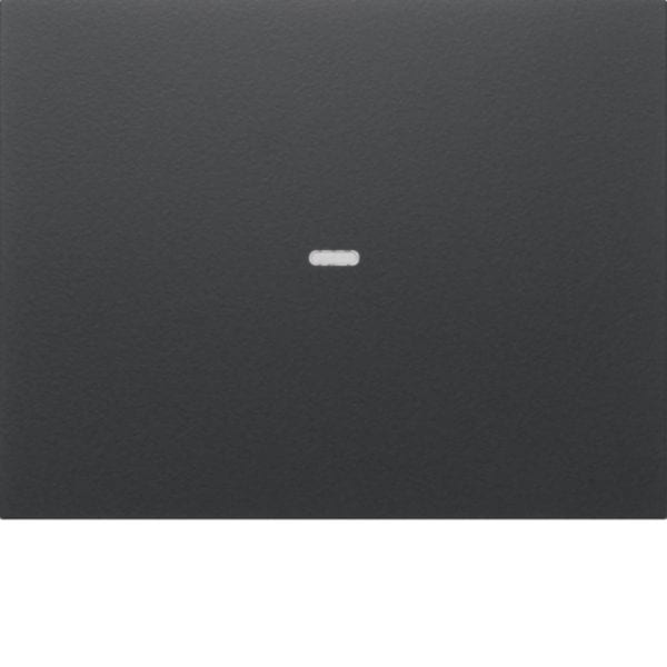 HAGER BOCCHIOTTI - Copertura per modulo sensore a tasti singolo KNX berker K.1/K.5 antracite opaco