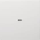 HAGER BOCCHIOTTI - Copertura x modulo sensore a tasti singolo KNX - Serie S.1/B.3/B.7 bianc pol luc