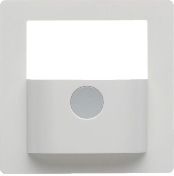 HAGER BOCCHIOTTI - Copertura per modulo rilevatore di movimento KNX - Q.1/Q.3 bianco polare velluto