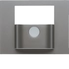 HAGER BOCCHIOTTI - Copertura x modulo rilevat. movim. KNX KNX - Serie K.1/K.5 acc. inox opac vern.