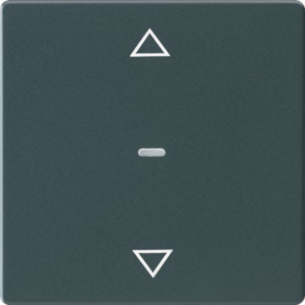 HAGER BOCCHIOTTI - Copertura con simbolo frecce x modulo sensore a tasti singolo, Q.x antrac.vellut