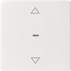 HAGER BOCCHIOTTI - Copertura + simb. frecce x modulo sensore a tasti singolo Q.x bianco pol. vellut
