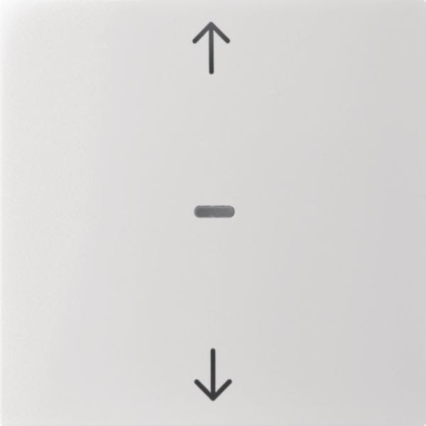 HAGER BOCCHIOTTI - Copertura con simbolo frecce x modulo sensore a tasti singolo, S.x/B.x bianco