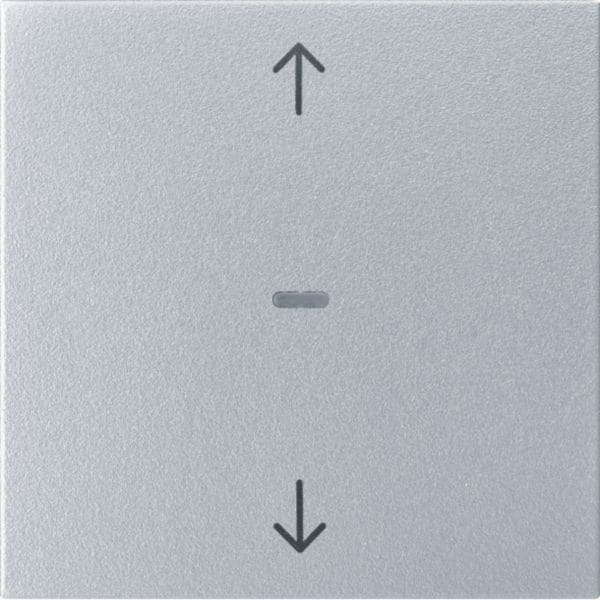 HAGER BOCCHIOTTI - Copertura con simbolo frecce x modulo sensore a tasti singolo, S.x/B.x alluminio