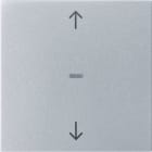 HAGER BOCCHIOTTI - Copertura con simbolo frecce x modulo sensore a tasti singolo, S.x/B.x alluminio