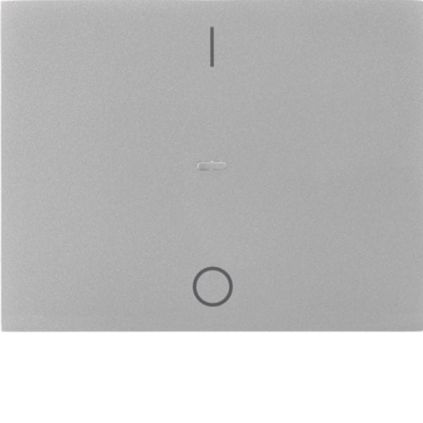 HAGER BOCCHIOTTI - Copertura con stampa “0-1" per modulo sensore a tasti singolo, K.x acciaio inox
