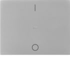 HAGER BOCCHIOTTI - Copertura con stampa “0-1" per modulo sensore a tasti singolo, K.x acciaio inox