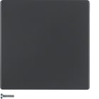HAGER BOCCHIOTTI - Modulo pulsante singolo Berker Q.1/Q.3 antracite velluto, verniciato