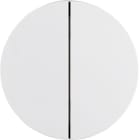HAGER BOCCHIOTTI - Modulo pulsante doppio Berker R.1/R.3/Serie 1930/R.classic bianco polare lucido