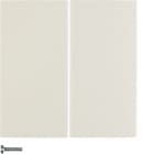 HAGER BOCCHIOTTI - Modulo pulsante doppio Berker S.1 bianco lucido