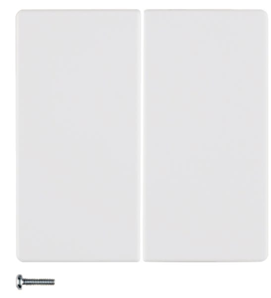 HAGER BOCCHIOTTI - Modulo pulsante radio KNX doppio quicklink Berker Q.1/Q.3 bianco polare velluto
