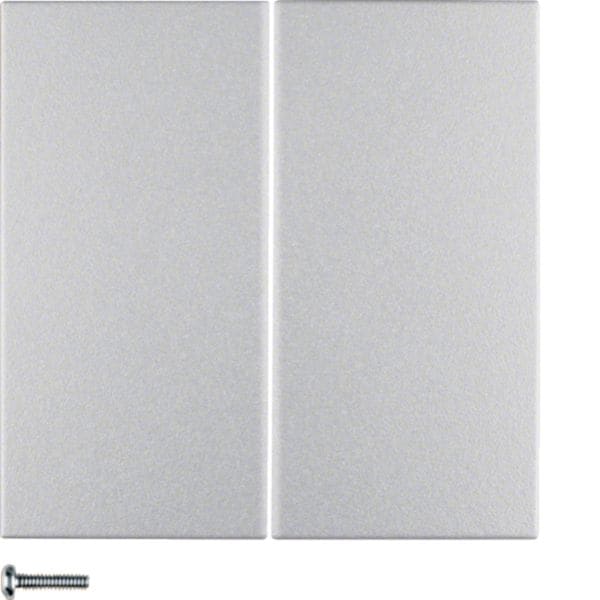 HAGER BOCCHIOTTI - Modulo pulsante radio KNX doppio quicklink Berker S.1/B.7 alu opaco, verniciato