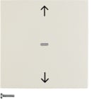 HAGER BOCCHIOTTI - Pulsante per veneziane Berker S.1 bianco lucido
