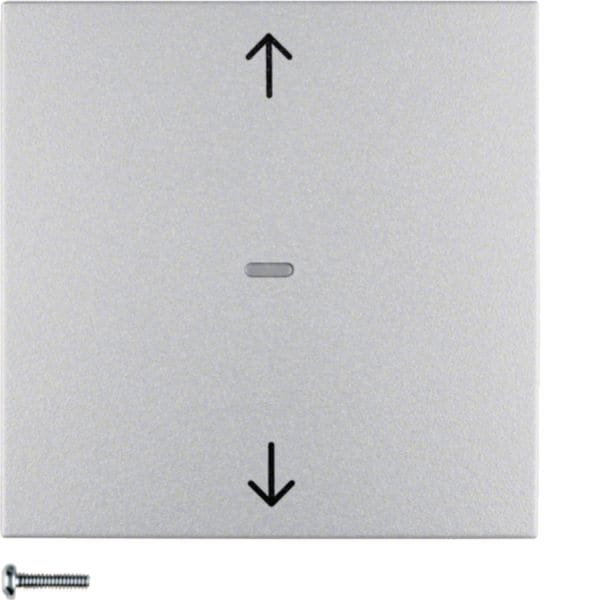 HAGER BOCCHIOTTI - Pulsante per veneziane Berker S.1/B.7 alu opaco, verniciato