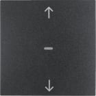 HAGER BOCCHIOTTI - Pulsante per veneziane Berker S.1/B.3/B.7 antracite opaco