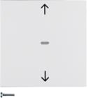 HAGER BOCCHIOTTI - Pulsante per veneziane Berker S.1/B.3/B.7 bianco polare opaco
