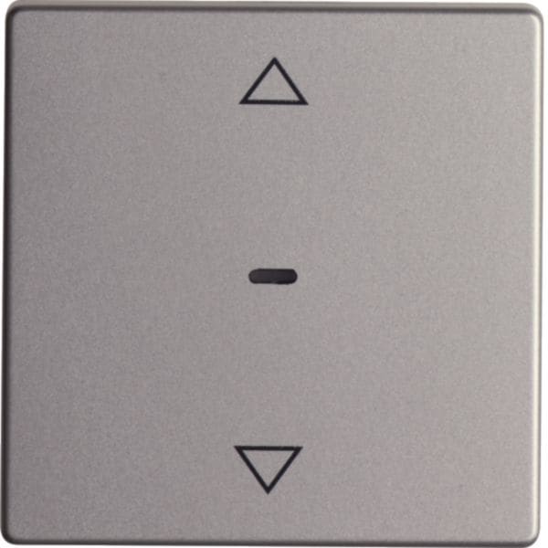 HAGER BOCCHIOTTI - Pulsante radio KNX x veneziane quicklink Berker Q.1/Q.3 alu velluto, verniciato