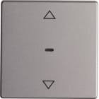 HAGER BOCCHIOTTI - Pulsante radio KNX x veneziane quicklink Berker Q.1/Q.3 alu velluto, verniciato