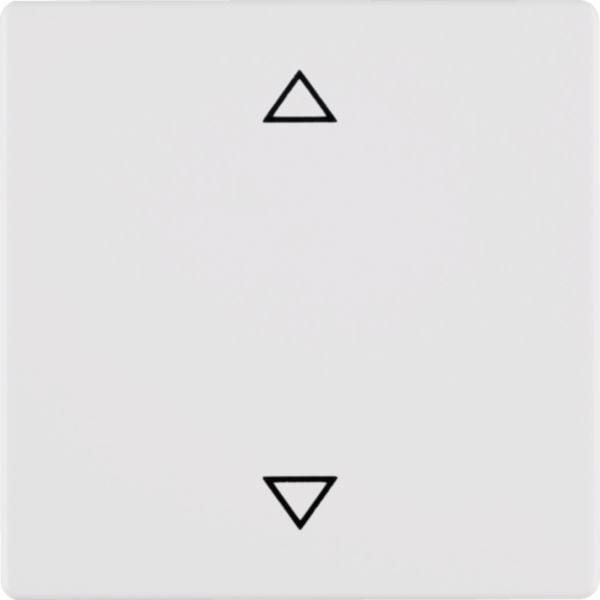 HAGER BOCCHIOTTI - Pulsante radio KNX per veneziane quicklink Berker Q.1/Q.3 bianco polare velluto