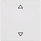 HAGER BOCCHIOTTI - Pulsante radio KNX per veneziane quicklink Berker Q.1/Q.3 bianco polare velluto