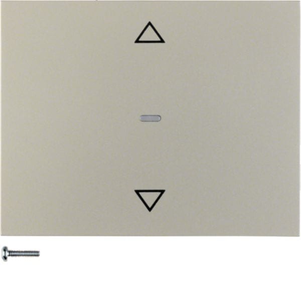 HAGER BOCCHIOTTI - Pulsante radio KNX per veneziane quicklink K.5 acciaio inox opaco, verniciato