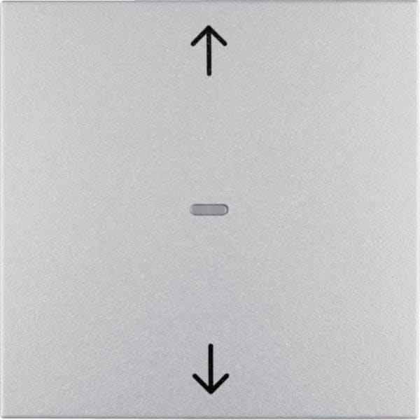 HAGER BOCCHIOTTI - Pulsante radio KNX per veneziane quicklink Berker S.1/B.7 alu opaco, verniciato