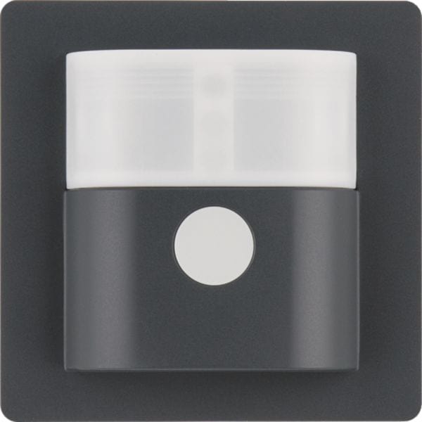 HAGER BOCCHIOTTI - Rilevatore di movimento 1,1 m Berker Q.1/Q.3 antracite velluto, verniciato