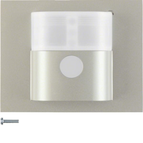 HAGER BOCCHIOTTI - Rilevatore di movimento 1,1 m Berker K.5 acciaio inox opaco, verniciato