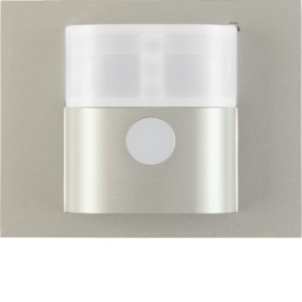 HAGER BOCCHIOTTI - Rilevat. movim. radio KNX 1,1m QLink Serie K.5 acciaio inox opac vern.