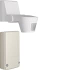 HAGER BOCCHIOTTI - Set rilevatore movimento 220° + ricevitore radio KNX quicklink parete bianco