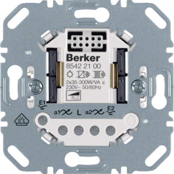 HAGER BOCCHIOTTI - dimmer a pulsante universale doppio piattaforma elettronica