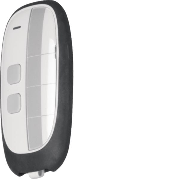 HAGER BOCCHIOTTI - Trasmettitore portatile radio KNX 2 canali bianco polare/grigio, lucido/opaco