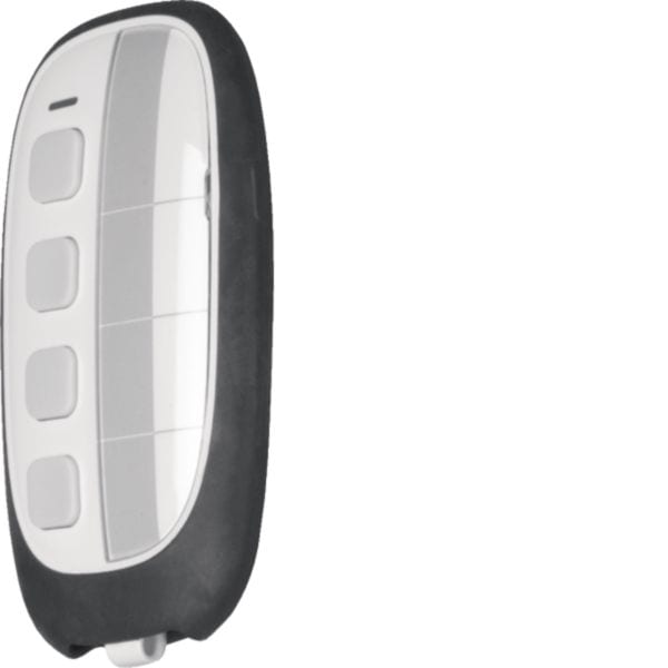 HAGER BOCCHIOTTI - Trasmettitore portatile radio KNX 4 canali bianco polare/grigio, lucido/opaco