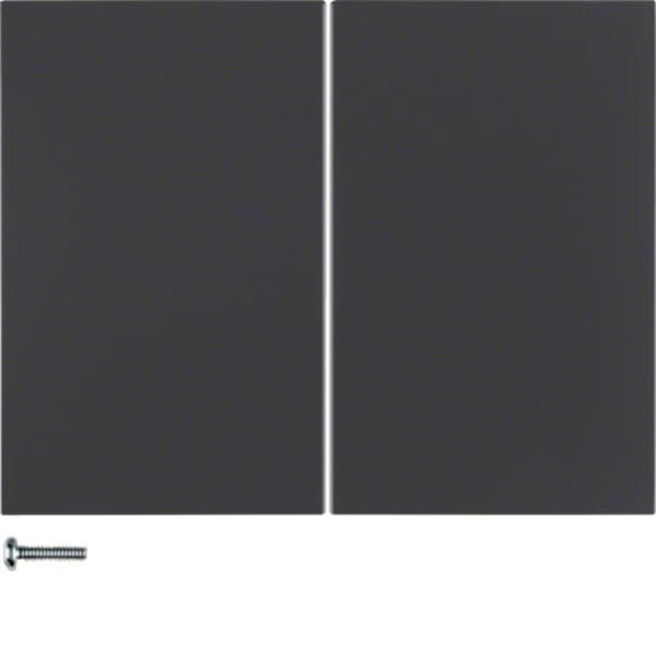 HAGER BOCCHIOTTI - Modulo pulsante radio KNX quadruplo quicklink K.1 antracite opaco, verniciato