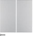 HAGER BOCCHIOTTI - Mod. Puls. radio KNX quadruplo quicklink Berker S.1/B.7 alu opaco, vernic.