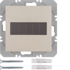 HAGER BOCCHIOTTI - Mod. radio KNX sing. piatto energia solare QLink Serie S.1 bianco luc.