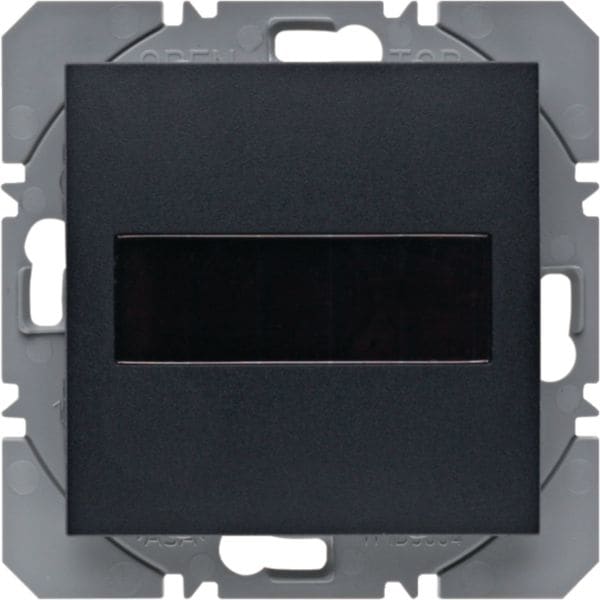 HAGER BOCCHIOTTI - Mod. radio KNX sing. piatto energia solare QLink Serie S.1/B.3/B.7 antrac.opac