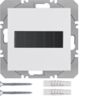HAGER BOCCHIOTTI - Mod. radio KNX sing. piatto energia sol. QLink Serie S1/B3/B7 bianco pol. luc.