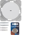HAGER BOCCHIOTTI - Mod. radio KNX sing. piatto QLink Serie R.1/R.3 bianco pol. luc.