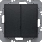 HAGER BOCCHIOTTI - Radiotrasmettitore KNX da muro doppio piatto QLink Serie S.1/B.3/B.7 antrac.opac