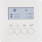 HAGER BOCCHIOTTI - Orologio radio KNX quicklink Berker Q.1/Q.3 bianco polare velluto