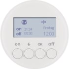 HAGER BOCCHIOTTI - Orologio radio KNX quicklink R.1/R.3/Serie 1930/R.classic bianco polare lucido