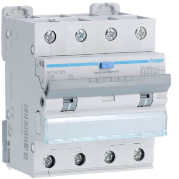 HAGER BOCCHIOTTI - differenziale magn. accessoriabile 4P 300mA - AC 20A 10kA C 4 M
