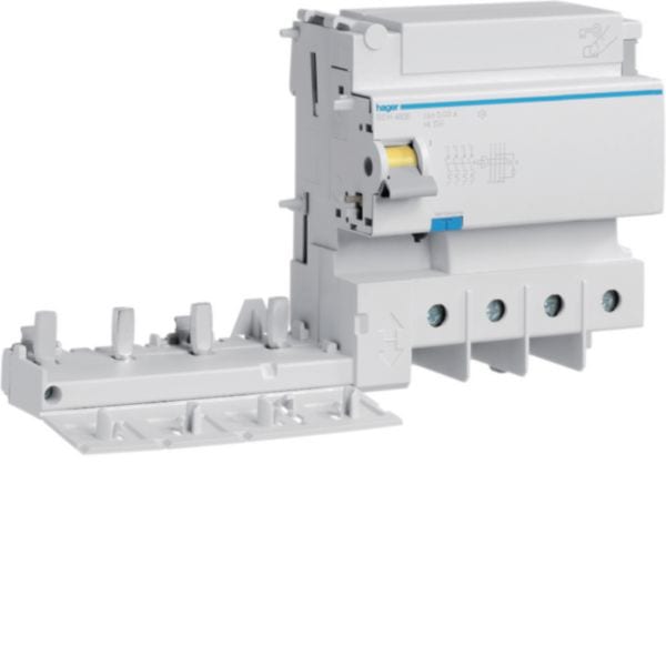 HAGER BOCCHIOTTI - Blocco Differenziale 125 A 4 Poli 30 Ma Tipo A Hi 6 M. Din